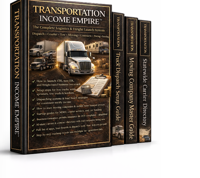 Transportation Income Empire™ The Complete Logistics & Freight Business Launch System