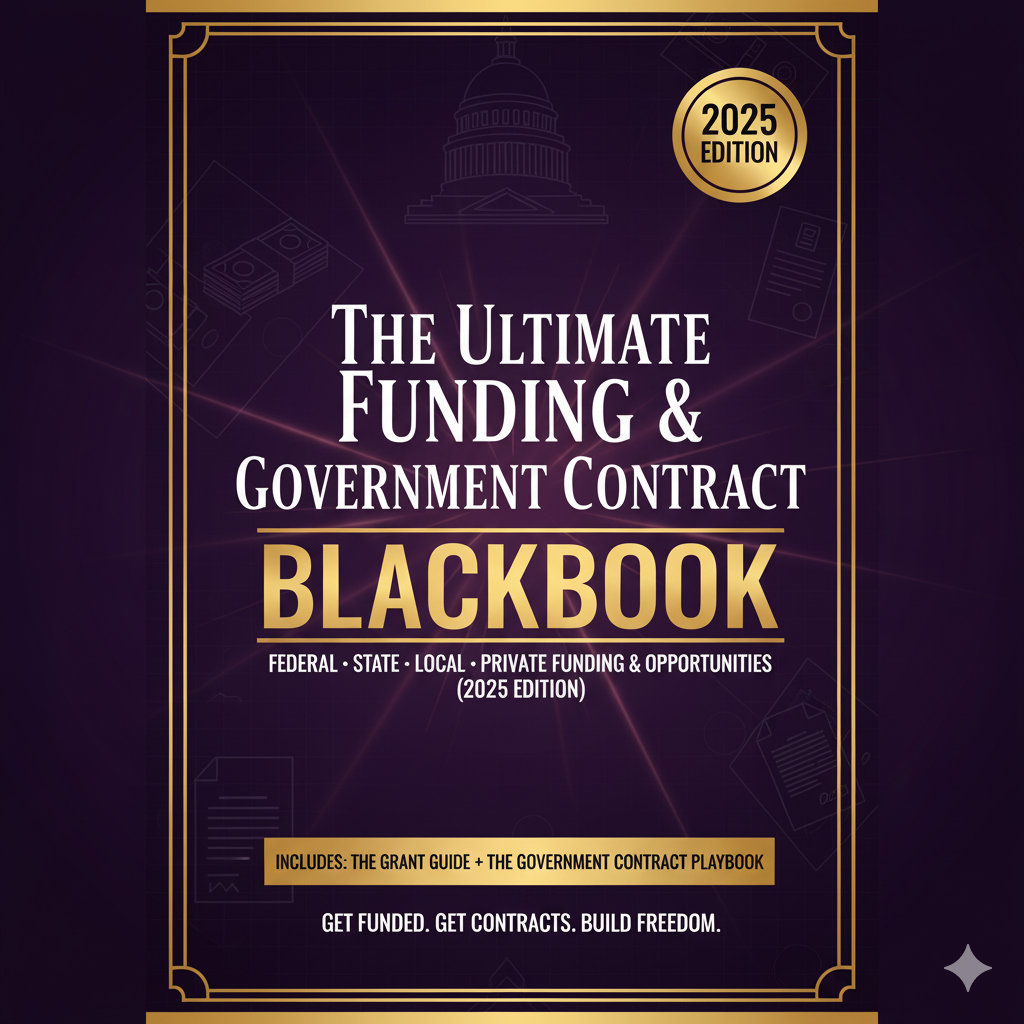 Ultimate Funding & Government Contract Blackbook Bundle (2025 Edition)